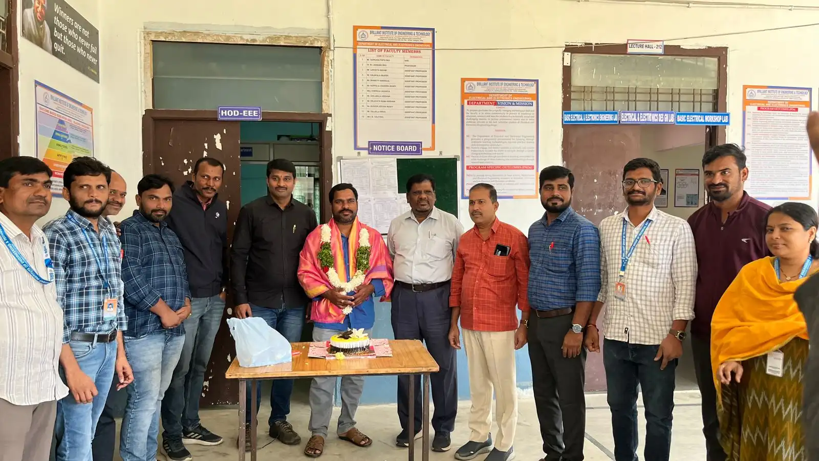 Mr. Nadam Lavudya has successfully completed his Ph.D 002