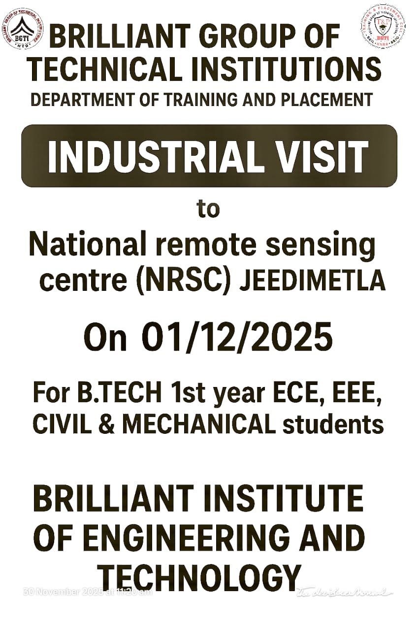 Industrial Visit to NRSC