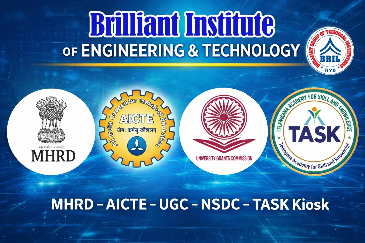 MHRD-AICTE-UGC-NSDC-TASK Kiosk | Facilities | BRIL Hyderabad - mhrd-aicte-ugc-nsdc-task-kiosk-image