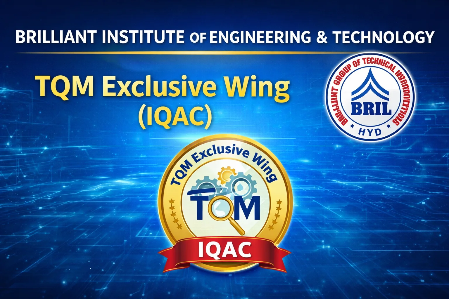 TQM Exclusive Wing (IQAC) | Facilities | BRIL Hyderabad - tqm-exclusive-wing-iqac